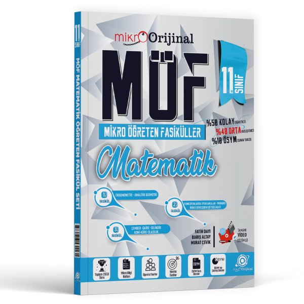 MİKRO ORİJİNAL 11.SINIF MÖF SET MATEMATİK - 25-26